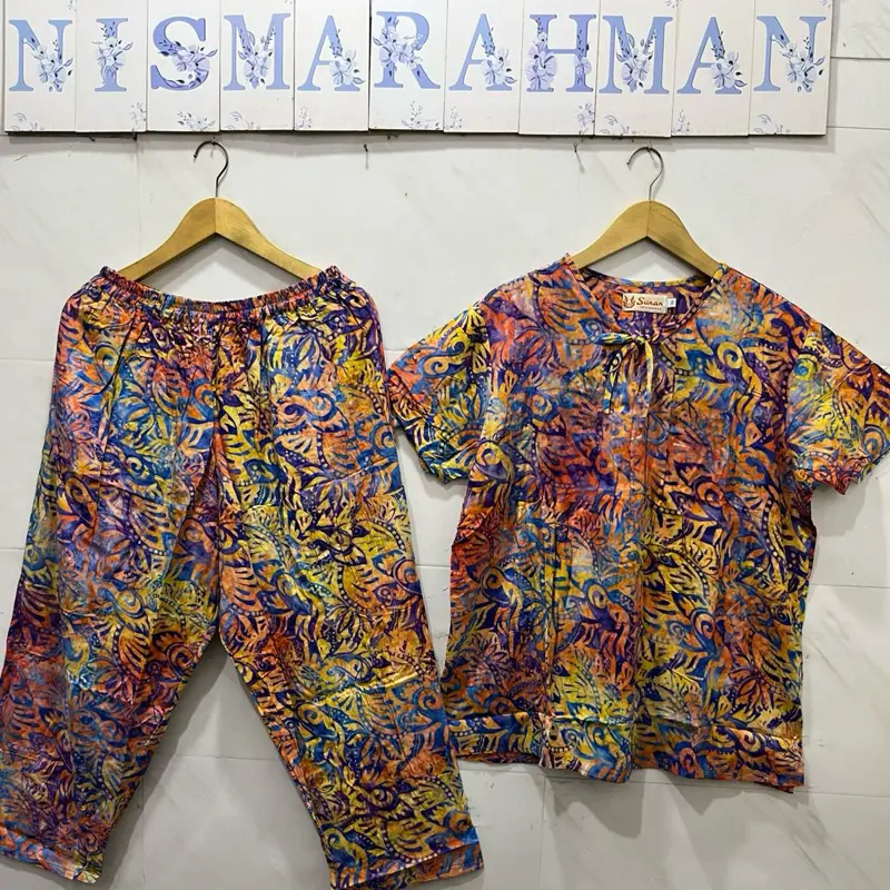 Nisma Rahman || CP Batik Sunan Ori  XL Jumbo ( Motif Sp )  tangan pendek - celana panjang