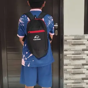 Tas Ransel Kecil 10L Wanita - Tas Sekolah & Olahraga - 2 Slot Resleting - Bahan 300D Tahan Sobek - Kapasitas 10 Liter - Tas Ransel Anak Futsal