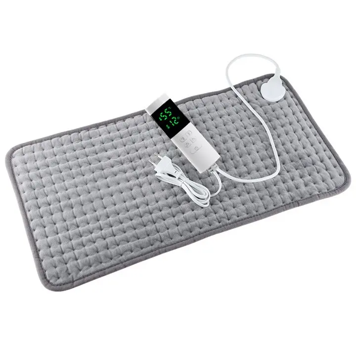 【COD】30x60cm Bantal Panas terapi kesehatan Alat Terapi bantal listrik panas terapi elektrikukuran besar 10-Level Fast Heat Mat Relief Pain 3