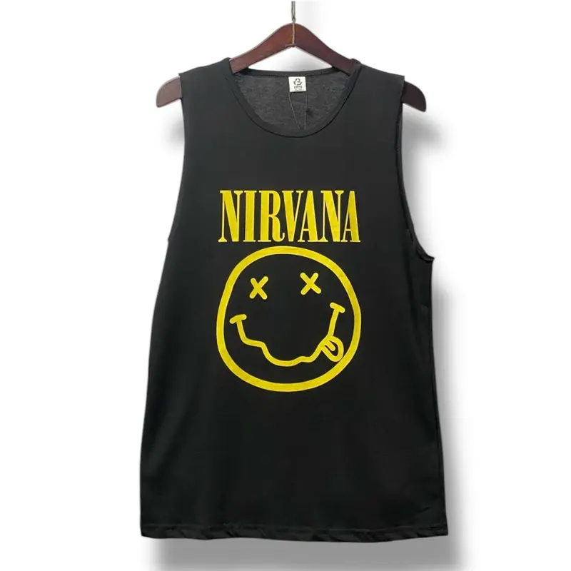 Guano Kaos Singlet Lekbong pria Kutang Katun 30s Pantai Santai Gym Fitness Tanpa Lengan Sleeveless Tank Top Vest - Distro, Dewasa kutung - Hitam, Motif baju Muscle - Baju Olahraga 6