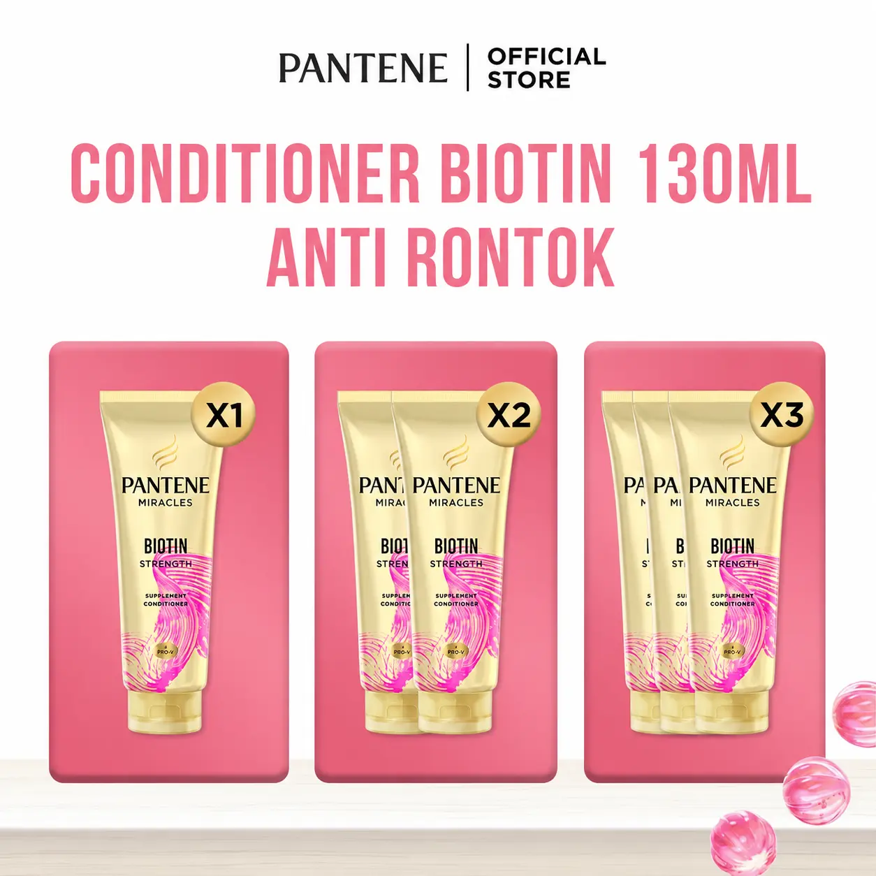Pantene Miracles Biotin Conditioner Series