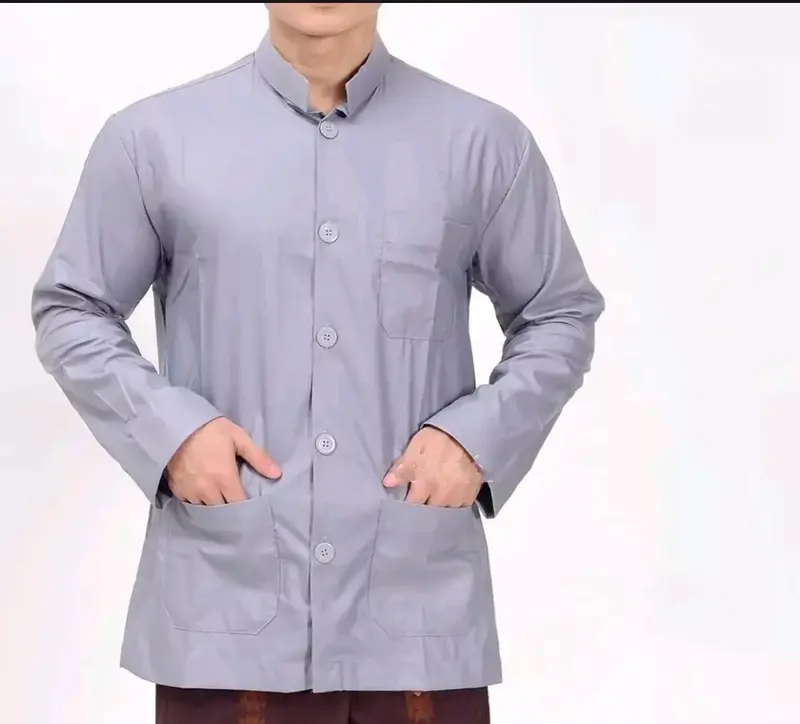 PAKAIAN PERIA DEWASA#BAJU MUSLIM PERIA#KEMEJA PERIA DEWASA#BAJU SUPER BIG SIZE# Katun Koko 4