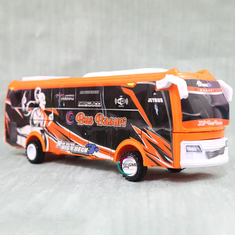 MAINAN ANAK MOBIL JSP BUS BASURI MUSIK TELOLET LT60 MOBILAN ANAK LAKI BIS WISATA 2