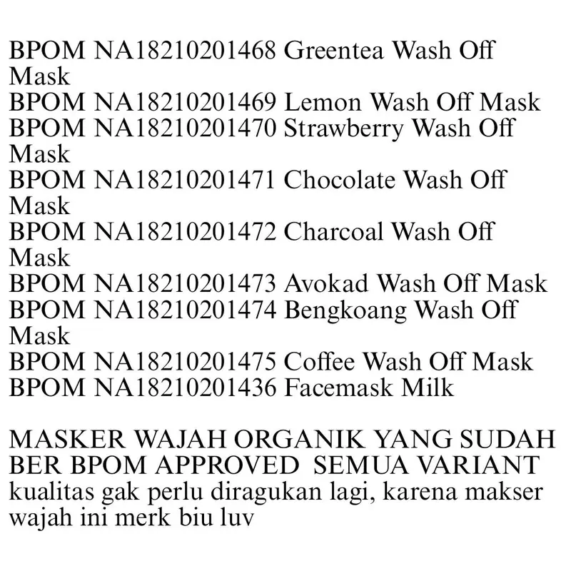 Beli 5 Masker Organik Msk Gratis 1 Msk, Perawatan Wajah Maksimal - Muka 7