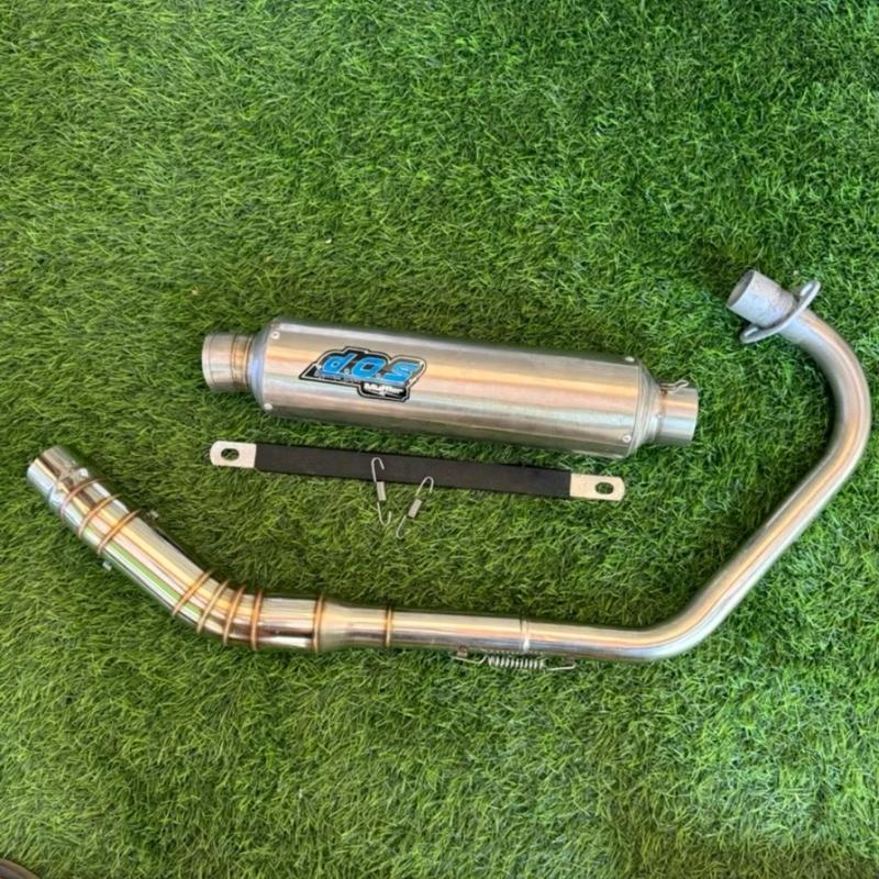 Knalpot dos jenong untuk motor tiger/megapro/vixion/fu/mx135/mxking DLL racing jupiter z 2