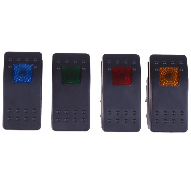 Product Introduction of Waterproof Rocker Toggle Switch Car Boat Marine Rocker Switch Button 4pin Switch 17