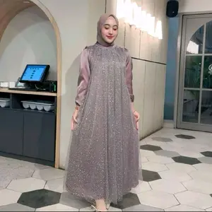 SELINE DRESS KONDANGAN SATIN SILK VELVET KOMBINASI TILLE RAINDROP ELEGANT VARIASI PAYET MEWAH GAUN PESTA WANITA BAJU DRESS BRIDESMAID SERAGAM PERNIKAHAN MUSLIMAH GAMIS LEBARAN DEWASA TERBARU DRESS MAXI WANITA REMAJA CASUAL DRESS SIMPLE Trend Muslim tile