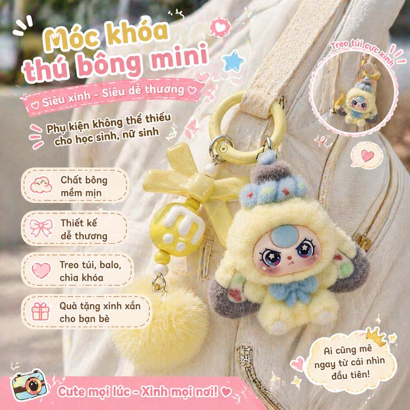 Móc Khóa Thú Bông Siêu Cute – Treo Túi Xinh Xắn Cho Nữ, Hot Trend TikTok quatang  tayninh