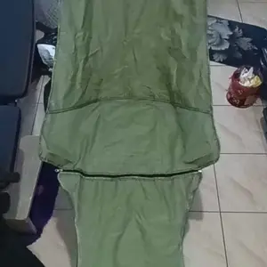 SEEKDAY Kursi Lipat Sandaran Tinggi Dengan Sandaran Kepala Busa Penyesuaian 135° Kursi Lipat Outdoor Beban 180kg Camping