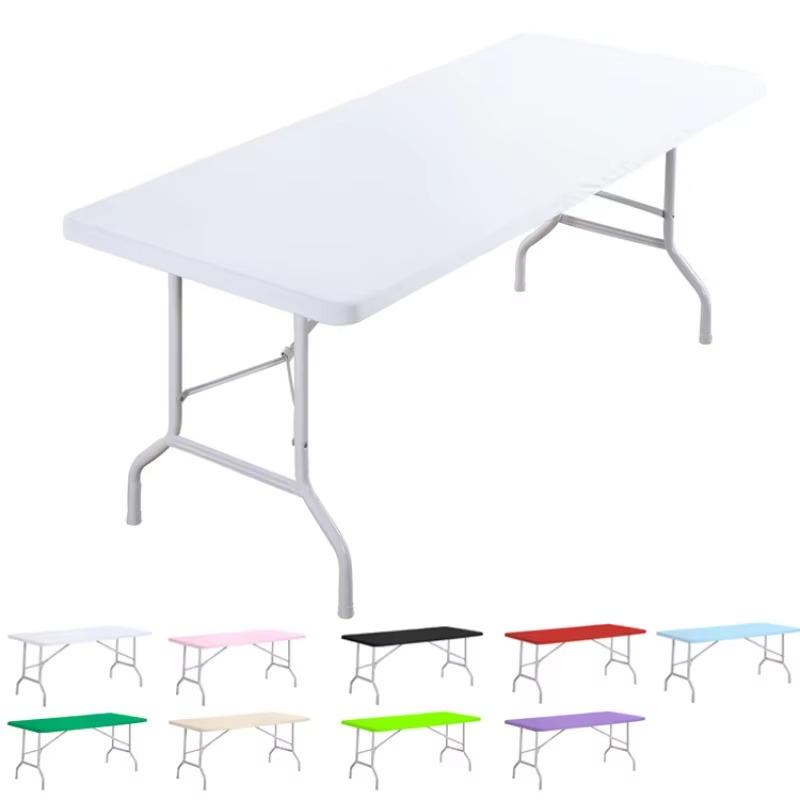 Product Introduction of Tablecloth Cover 1PCS Outdoor Party Camping Table Protective Case Rectangular Polyester Washable Foldable Elastic 1