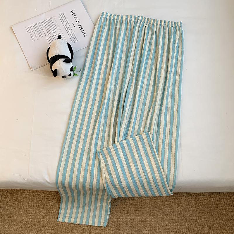 Product Introduction of 20% OFF First 30 Orders Women Pajamas trousers Cool and Breathable in Summer, Korean Style, Cute Cartoon, Casual, Loose, Home-style, Outdoor-wear Trousers, Various Types, Various Patterns, One Size 40kg-70kg Pants Nightwear Loungewear 23
