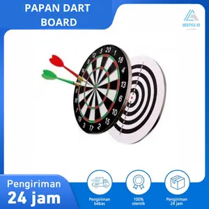 DART Papan Dart Board Game Pro Panahan Dinding 12inch Olahraga