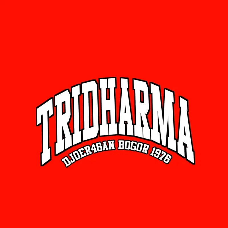 KAOS TRIDHARMA ALLBASE bahan cattun combed 24s sablon plastisol Pria 1