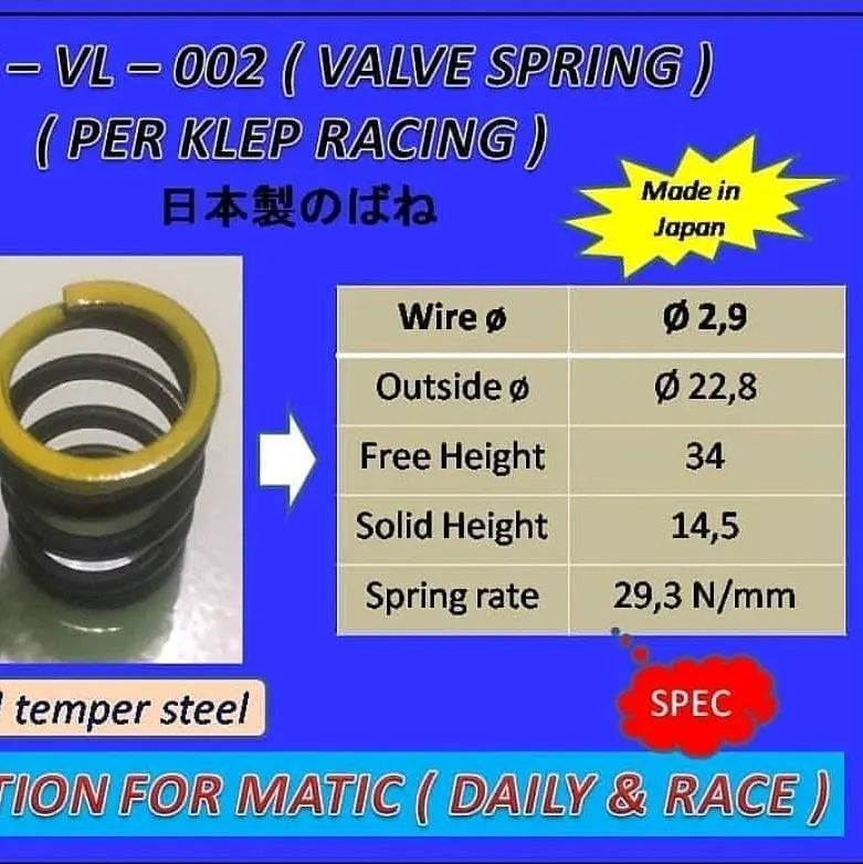 PER KLEP MTN VL 002 MIO BEAT 34MM ORIGINAL MTN JAPAN 1