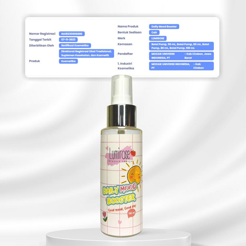 Bodymist Cewek Introvert [Lumirose] - Manis Mewah Peach & Berries - Daily Mood Booster 4