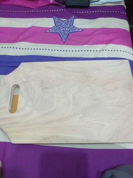 Product Review of Talenan pundak mahoni Kayu talenan kayu anti jamur Telenan Kitchenware Papan from Z**a I**a 0