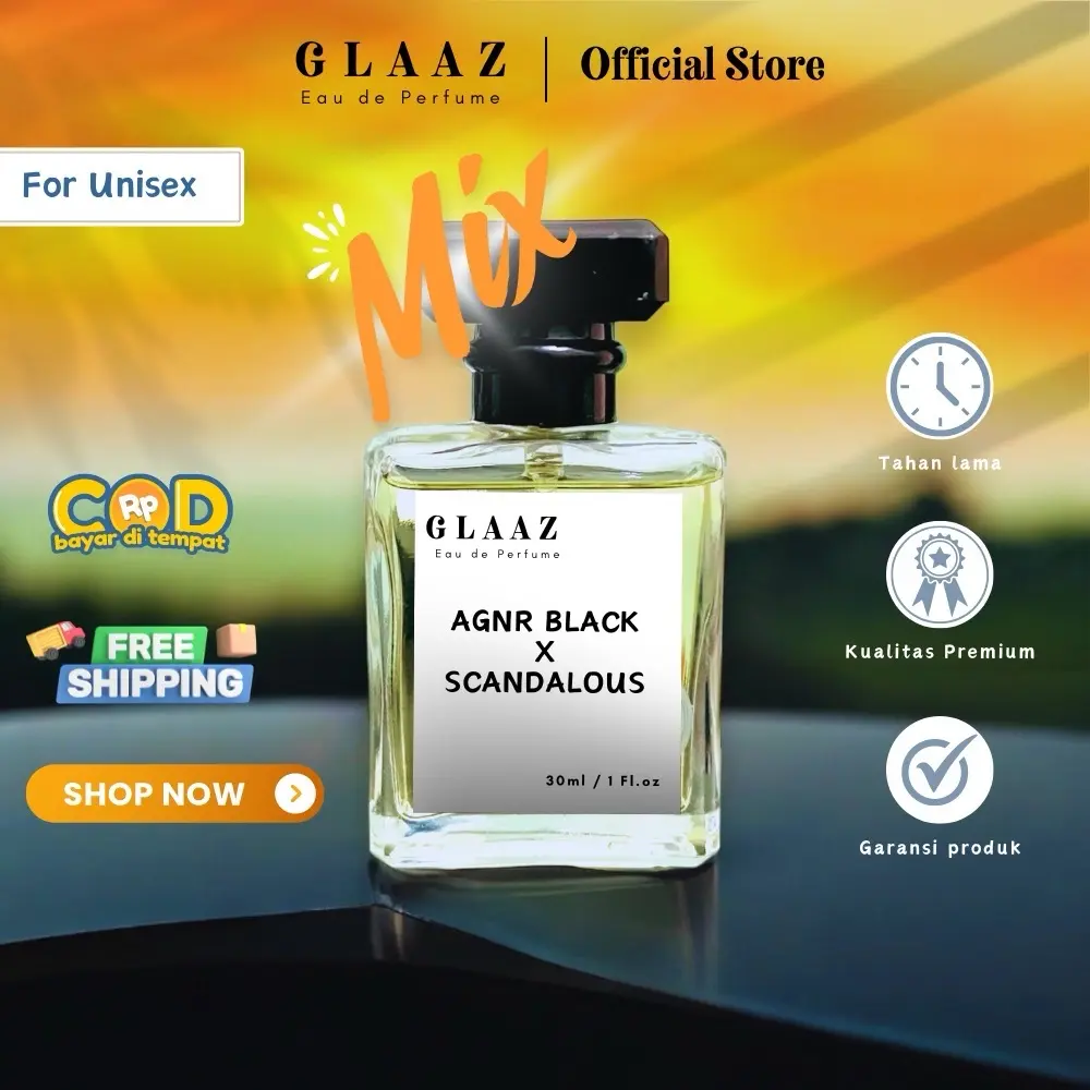 Glaaz Parfum - Agnrblack X Scandallous - Parfum Unisex