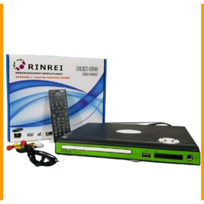 DVD VCD CD MP3 MP4 RINREI DRN533K Mini Karaoke  USB Player 0