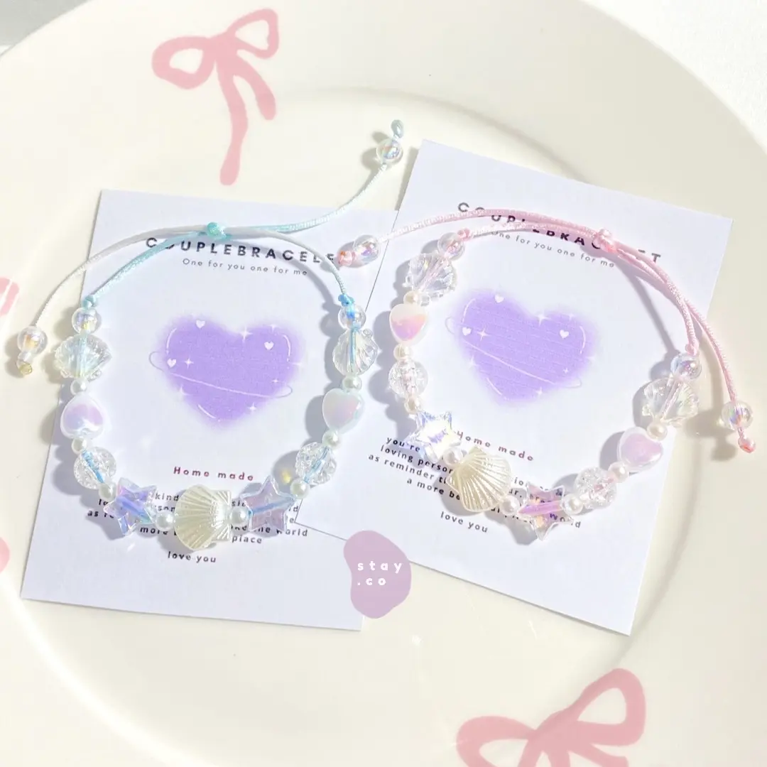 Gelang kerang serut//gelang manik manik//KODE GF//gelang persahabatan