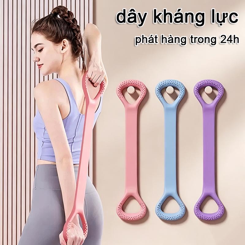 Thiết Bị Kéo Lên Hình 8, Dành Cho Nữ, Lưng Mở, Tập Lưng, Đai Co Giãn Yoga, Dây…