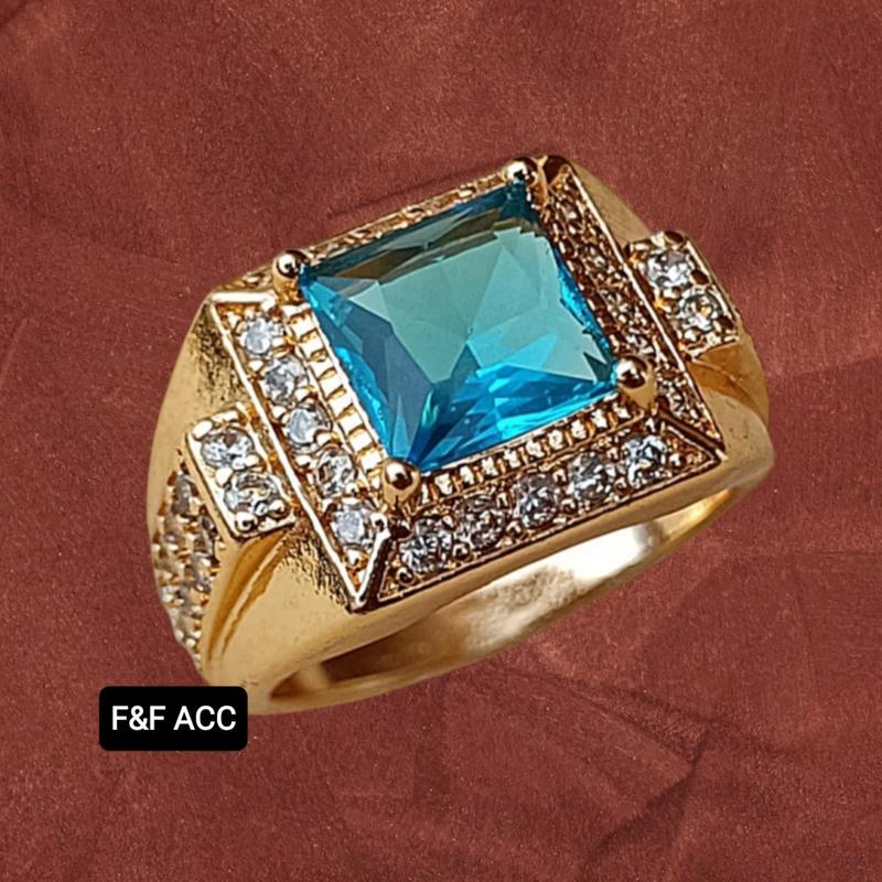 CINCIN PRIA MODEL MATA TABUR TERLARIS Aksesoris Putih 1