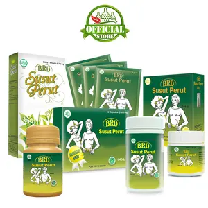 Borobudur Herbal - BRDSUSUTPERUT  - Formulasi herbal Daun Jati Belanda,  Bengle,  Kunyit,  Kemuning - Bersitifikat HALAL & BPOM