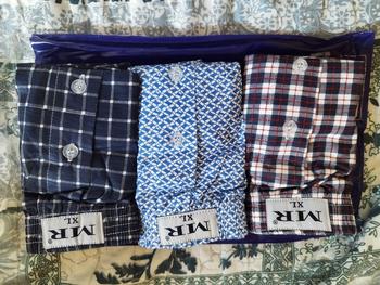 Product Review of (3 pcs) COTTON Boxer Men Underwear Seluar Dalam Pendek Lelaki Spender Batik Seluar Tidur Lelaki Short pants Brief MR Boxers Trunk from A**n 2