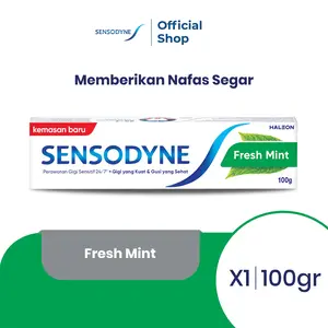 Sensodyne Toothpaste Pasta Gigi Sensitif Essensial Care Fresh Mint 100gr