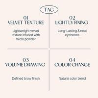 Gambar TAG Air Fixing Brow Cara 9g -  Volume, Non-cakey, Vivid Color, Velvet Texture, Natural Alis - 01 #DARK BROWN dari TAG Official Indonesia Kota Tangerang 4 Tokopedia