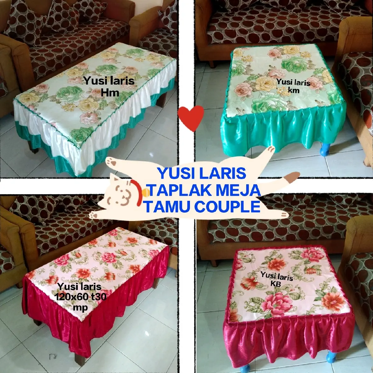 TAPLAK MEJA TAMU COUPLE.. TAPLAK MEJA TAMU.. TAPLAK MEJA RUMBAI