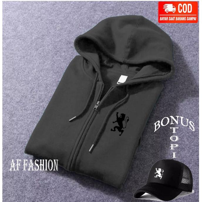 Free Topi... jaket Resleting Logo Giordano Lbg Text Hitam / Jaket Distro / Sweater Distro / Hoodie Distro / Jaket Wanita / Jaket pria / Jaket Musim Dinging / Af Fashion 0