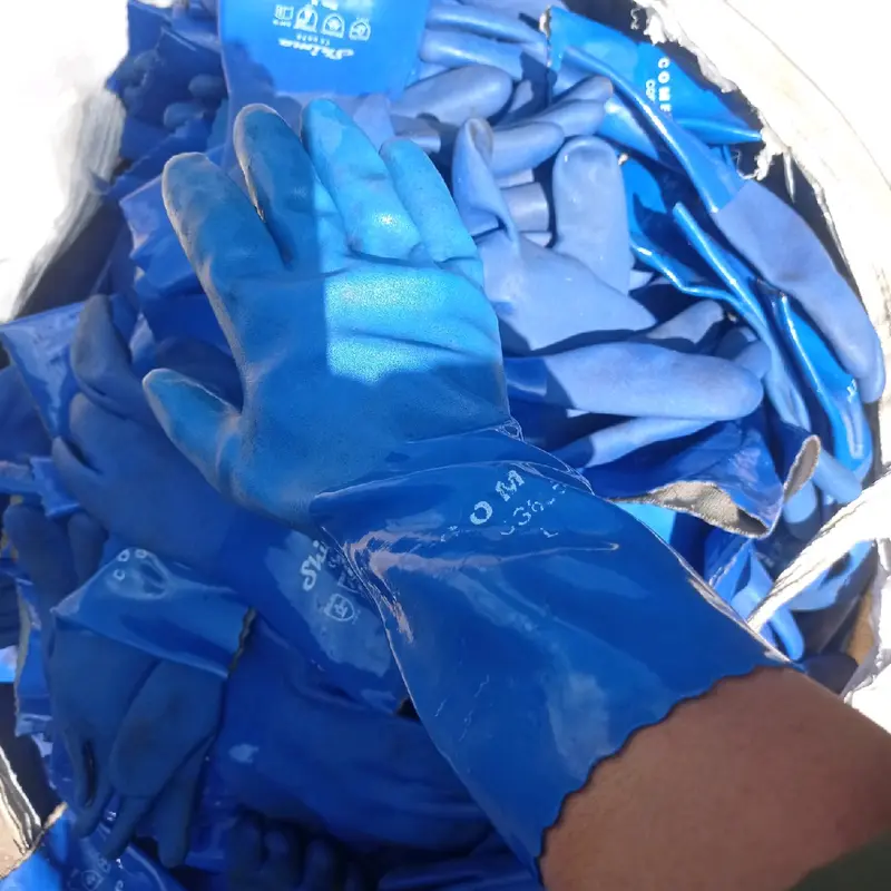 isi satu pasang 2 pcs / isi ½ lusin / isi 1 lusin sarung tangan ful karet + sarung tangan karet + sarung tangan ikan + sarung tangan kimia + sarung tangan anti air + sarung tangan septy Set Cleaning 4