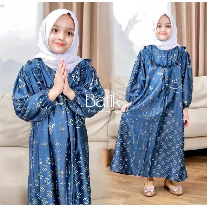 Baju Couple Sarimbit Keluarga Silk Premium Baju Muslim Couple Gamis Koko Ayah Ibu Anak Terbaru Family Set Baju Lebaran 2025 Couple Kondangan Keluarga Modern Kekinian 7