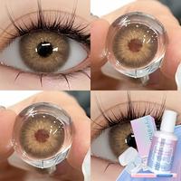 Gambar 【COD&60ml Solution+Case】Softlens Eyeshare Pattaya 14.2mm Mata Besar Softlens Alami Baru Penggunaan Tahunan abu-abu/hitam Soflen - Gray+solution+case, 0.00(no minus) dari Eyeshare contactlens Kab. Tangerang 5 Tokopedia