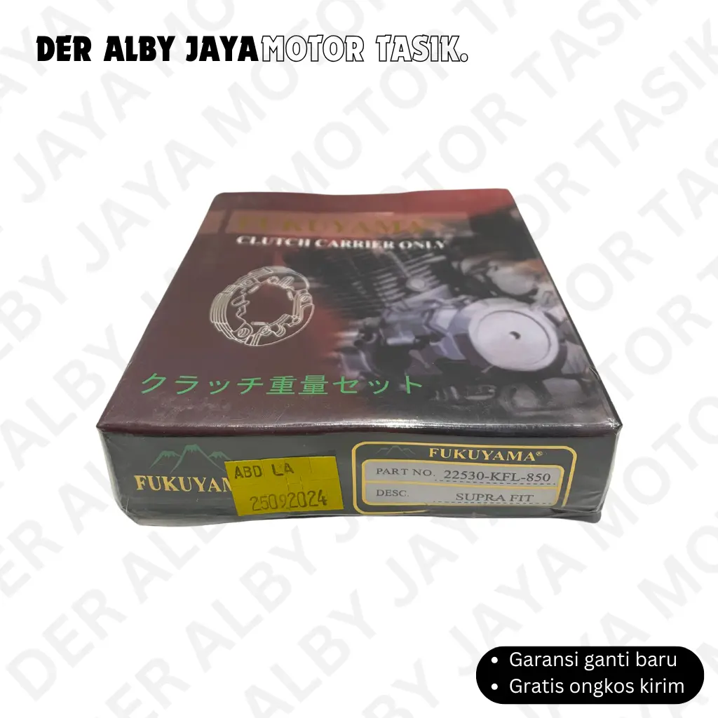 Kampas Ganda Otomatis Kopling Supra Fit, Revo Lama, Legenda FUKUYAMA Motor Motorcycle Sepeda
