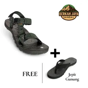 Paket Hemat Sandal Gunung 02 Pria/Wanita dengan Free Jepit Gunung RZ83 02 - Nyaman untuk Beraktivitas Outdoor