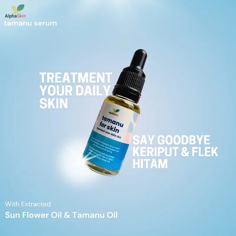 TAMANU FOR SKIN BPOM SERUM Perawatan Wajah Bopeng ANTI Aging & Mencerahkan 2