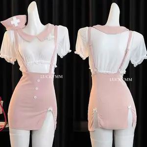 LUCKYMM 580 - Dress Costume Suster Wanita / Lingerie Kostum Perawat Wanita
