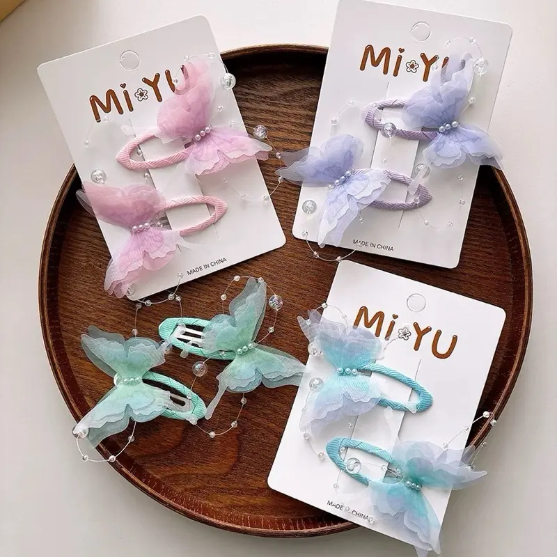 Jepit Kupu Kupu 2pcs Jepitan Terbaru Sepasang Jepit Butterfly Anak Penjepit Clips