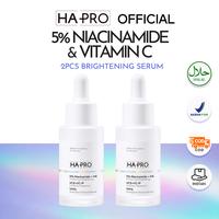 Gambar 【Paket pemutih】HA PRO 2 PCS Niacinamide Brightening Serum 30ml Vitamin C Serum Dark Spot Serum Treatment  Glowing Skin Skincare Serum Pemutih Wajah Mencerahkan Kulit Pencerah Wajah Perawatan Kecantikan HALAL certificated Hyaluronic Acid Essence Hitam - 2pcs bright serum dari HA Pro Kota Administrasi Jakarta Utara 1 Tokopedia