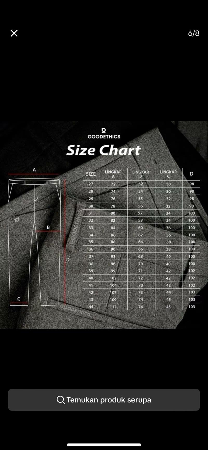 Product Introduction of Celana panjang pria formal jumbo celana kerja premium uk39–44Casual Dewasa Panjang Kantor Slimfit dengan bahan wool premium Lembut Nyaman Stretch 0