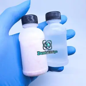 Paketan Sc liquid dan bubuk 50ml lem gigi palsu yg patah bahan pembuat gusi gigi palsu