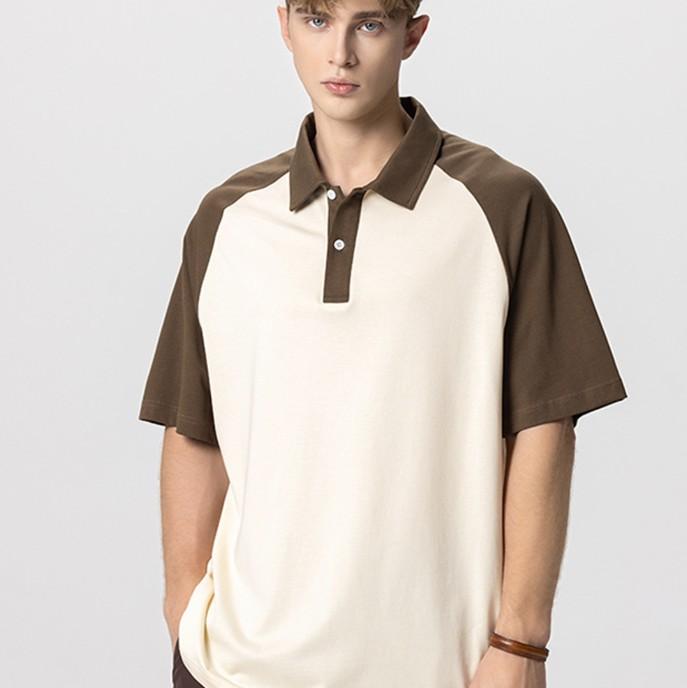 KAOS POLO Big Size (M - 6XL) Kaos Jumbo Polos logo Simple Polo Shirt Unisex M L XL XXL 3XL 4XL 5XL 6L Korean Street Style Premium Lembut Adem Nyaman dipakai Sablon Bordir Atasan Pria Kerah Distro Oversize Pendek Cream Coklat Hitam 5