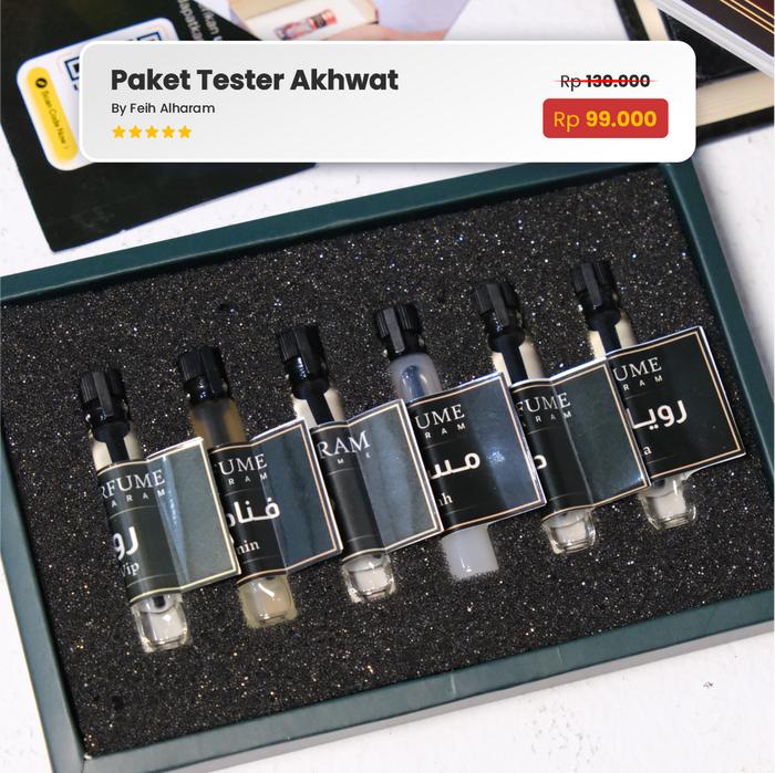 Gambar Paket Tester Feih Alharam Aroma Mewah Sultan Arab dari feih.alharam Kota Tangerang Selatan Tokopedia