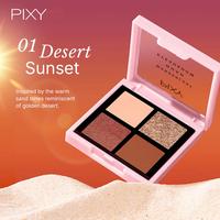 Gambar Pixy Wanderlust Quad Eyeshadow 5,5g - 01 Desert Sunset dari kiosmart Kota Administrasi Jakarta Barat 4 Tokopedia