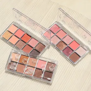 Eyeshadow Palette 10 Warna Tersedia 3 Varian Korean Pigmented Bisa Digunakan Sebagai Blush On