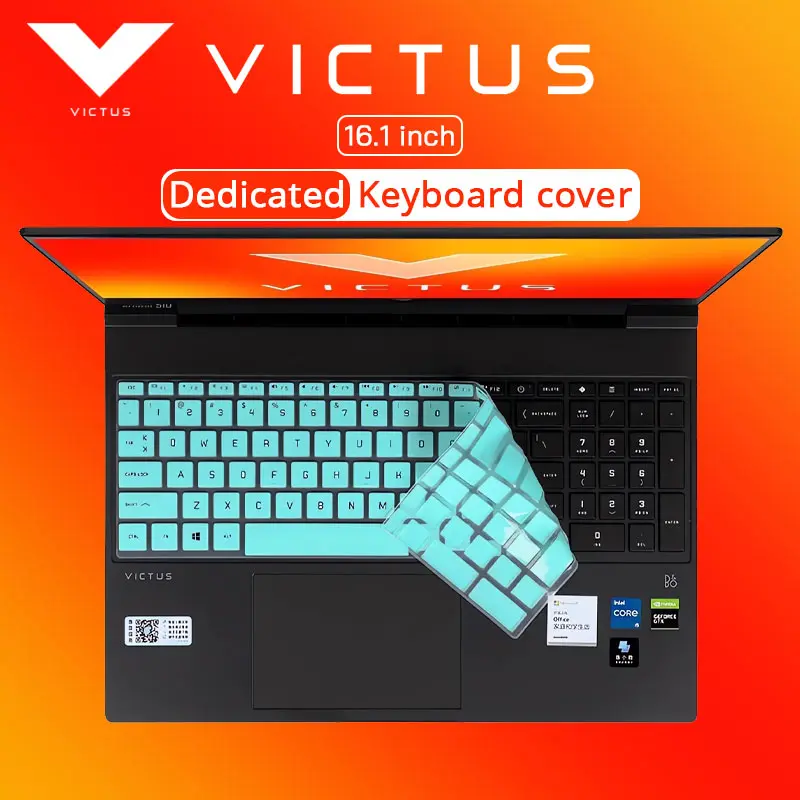 For VICTUS 16 inch Keyboard cover,16-s----AX/16-r----TX/16-s0xxx/16-s1xxx/16-r0xxx/16-r1xxx,Laptop keyboard protective film,Waterproof,Dust prevention,Silicone material