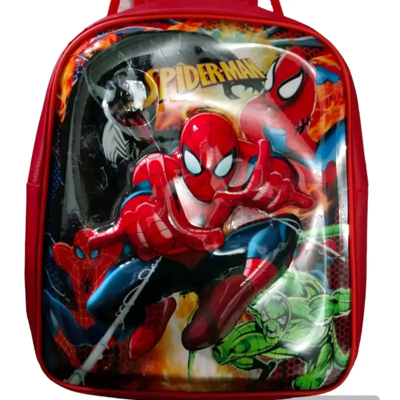 (rifsal,store)Tas anak (Spiderman- iron man) 3d sudah ber led sd ,tk, pard 1