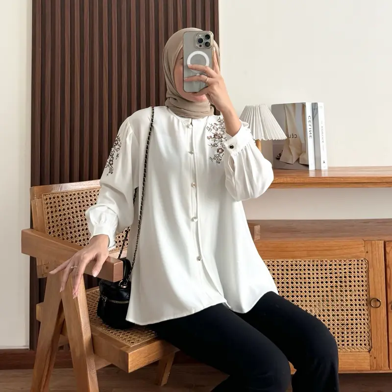 GANES BLOUSE SHAKILLA BORDIR 6