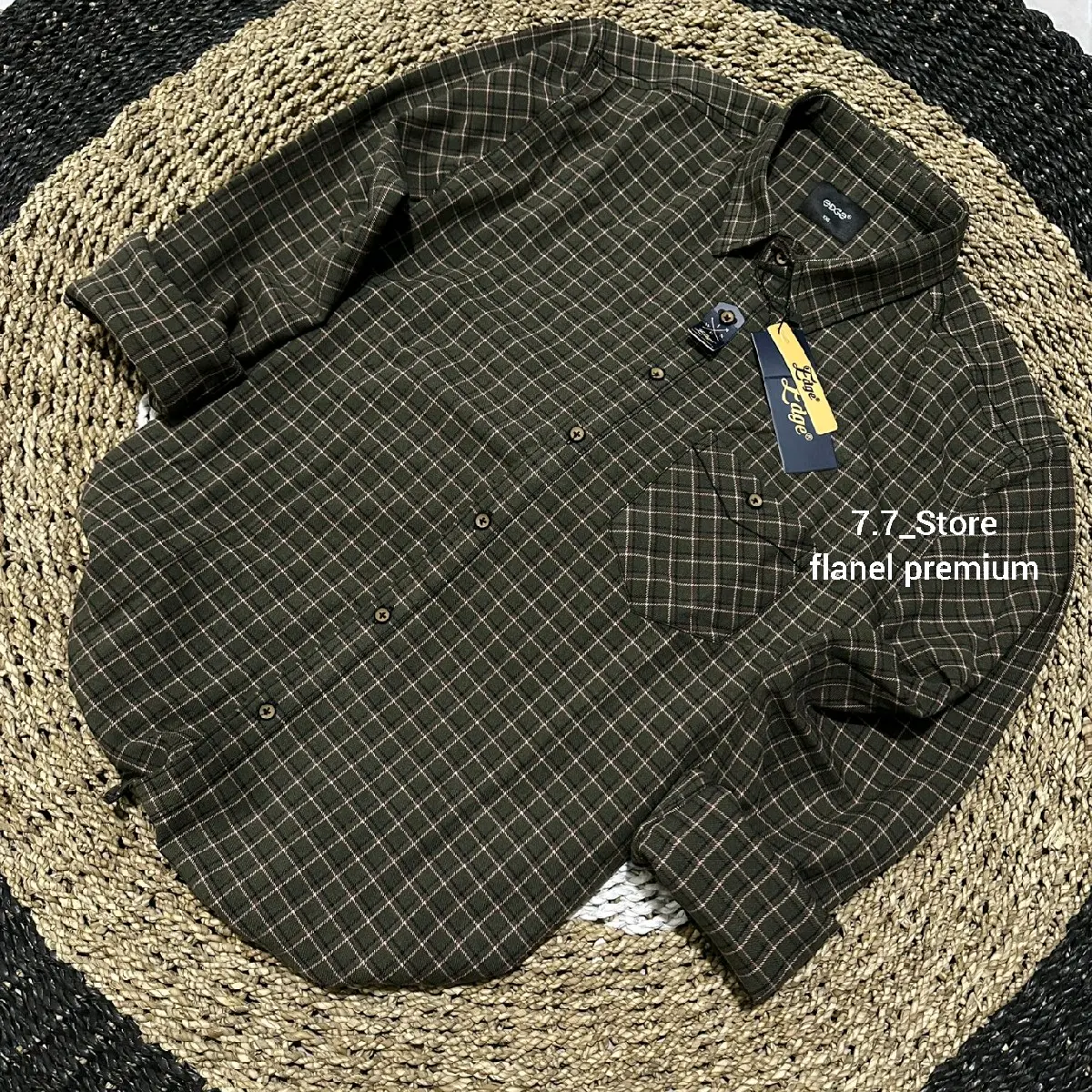Kemeja Flanel Premium Import Kualitas Original Motif KEren Kekinian2024 Kemeja Cowok Branded QT4567 |7.7Store Pria Distro